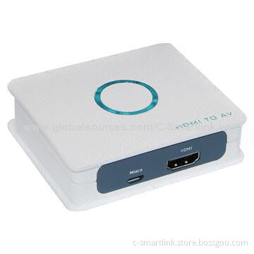 HDMI to AV Converter, Replacement with HDMI 1.3 and HDCP, OEM Orders Welcomed